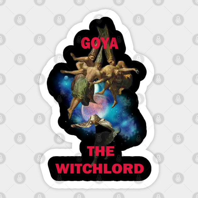 Goya The Witchlord Sticker by bolguszart